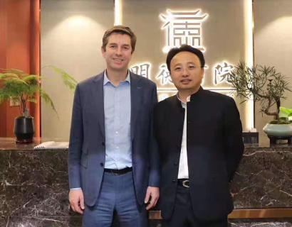 胡润百富创始人来访青崖娱乐，共商战略合作！